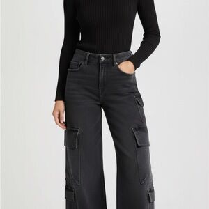 HIDDEN Women's Black Cargo Jeans
